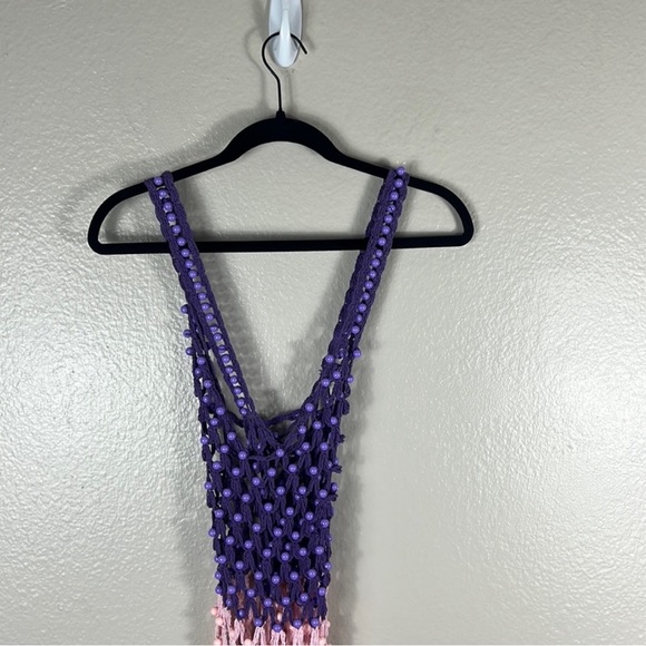 CeliaB Klaus Dress - Crochet Beaded cover up for beach - Picture 7 of 9